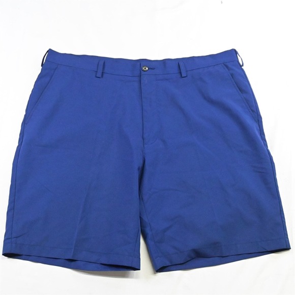 PGA Tour 40 x 10" Navy Blue Tech‎ Performance Golf Chino Shorts - Picture 1 of 5